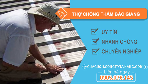 Thợ Chống Thấm tại Bắc Giang