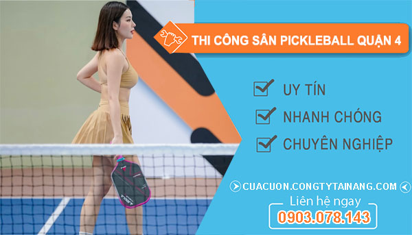 thợ Thi Công Sân Pickleball Quận 4