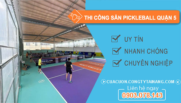 thợ Thi Công Sân Pickleball Quận 5