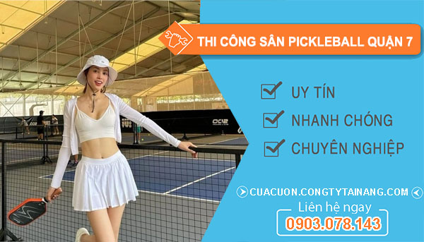 thợ Thi Công Sân Pickleball Quận 7