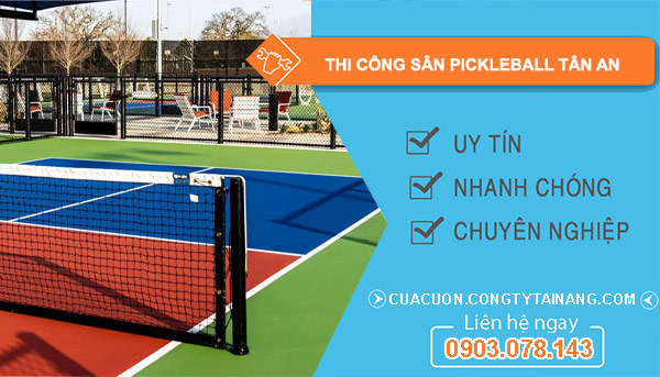thợ thi công sân Pickleball Thuận An
