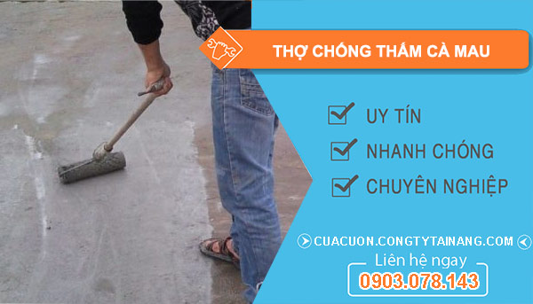 dịch vụ Thợ Chống Thấm Cà Mau