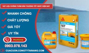 tìm các vật liệu chống thấm sân thượng tốt nhất hiện nay