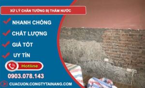 tìm cách xử lý chân tường bị thấm nước