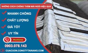 tìm hiểu những cách chống thấm mái ngói hiệu quả
