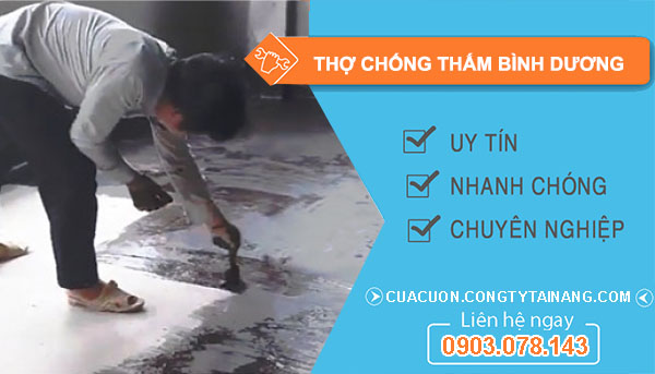 dịch vụ Thợ Chống Thấm Bình Dương
