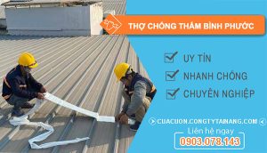 dịch vụ Thợ Chống Thấm Bình Phước
