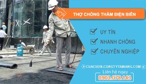 dịch vụ thợ chống thấm điện biên