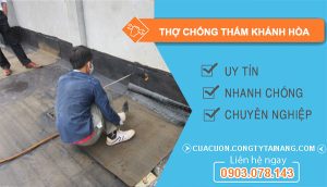 dịch vụ Thợ Chống Thấm Khánh Hòa