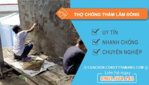 dịch vụ Thợ Chống Thấm Lâm Đồng
