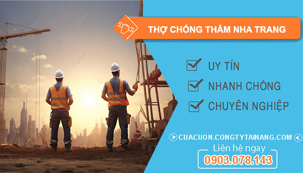 dịch vụ Thợ Chống Thấm Nha Trang