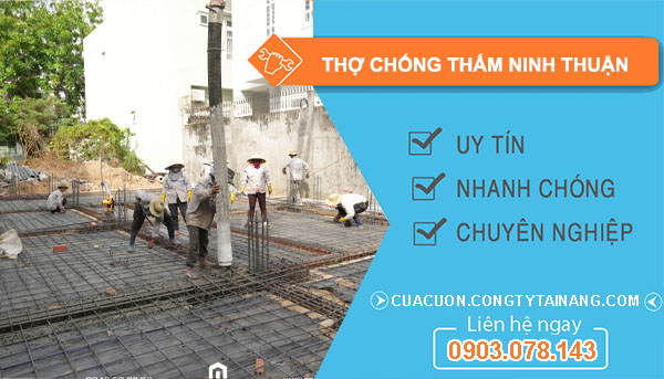 dịch vụ Thợ Chống Thấm Ninh Thuận