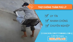dịch vụ Thợ Chống Thấm Phủ Lý