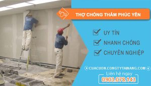 dịch vụ Thợ Chống Thấm Phúc Yên