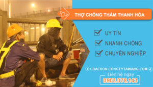 dịch vụ Thợ Chống Thấm Thanh Hóa