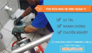 dịch vụ Thợ Sửa Nhà Vệ Sinh Quận 11