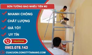 giá sơn tường bao nhiêu tiền m2