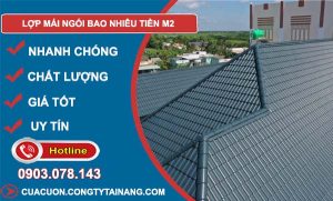 lợp mái ngói bao nhiêu tiền m2