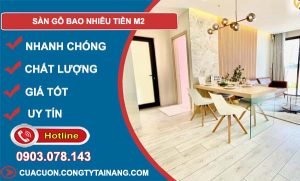 sàn gỗ bao nhiêu tiền m2