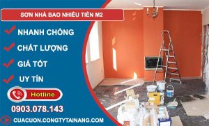 sơn nhà bao nhiêu tiền m2