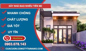 xây nhà bao nhiêu tiền m2