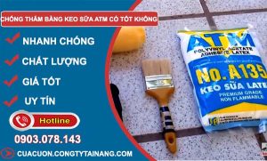 cách chống thấm bằng keo sữa atm có tốt không