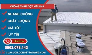 tìm hiểu chống thấm dột mái nhà
