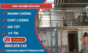 tìm hiểu kinh nghiệm sửa nhà