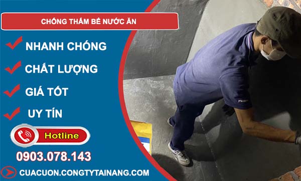 cách chống thấm bể nước ăn