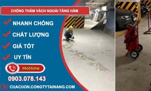 cách chống thấm vách ngoài tầng hầm