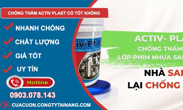 chống thấm activ plast có tốt không