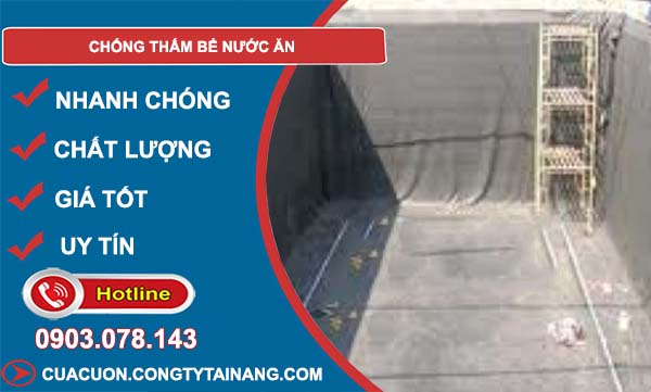 chống thấm bể nước ăn