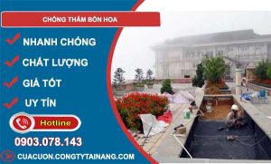 chống thấm bồn hoa