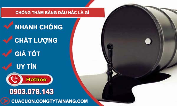 chống thấm bằng dầu hắc là gì