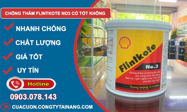 chống thấm flintkote no3 có tốt không