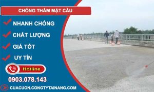 chống thấm mặt cầu hiệu quả