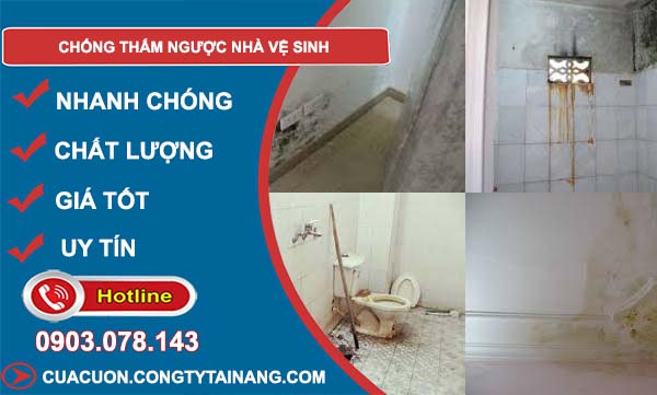 chống thấm ngược nhà vệ sinh