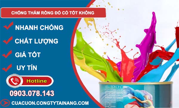 chống thấm rồng đỏ có tốt không