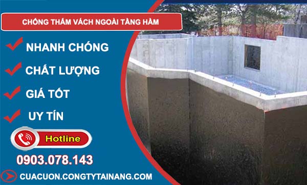 chống thấm vách ngoài tầng hầm