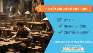 dịch vụ Thợ Sửa Bàn Ghế Gỗ Bình Thạnh