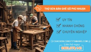 dịch vụ Thợ Sửa Bàn Ghế Gỗ Phú Nhuận