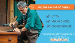 dịch vụ Thợ Sửa Bàn Ghế Gỗ Quận 3