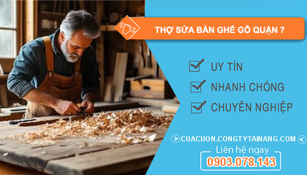 dịch vụ thợ Sửa Bàn Ghế Gỗ Quận 7