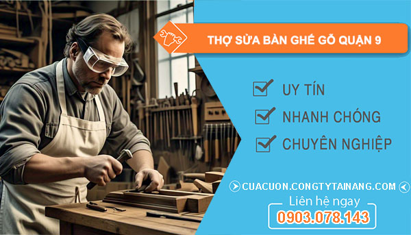 dịch vụ Thợ Sửa Bàn Ghế Gỗ Quận 9