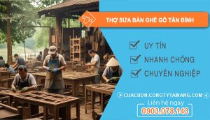 dịch vụ Thợ Sửa Bàn Ghế Gỗ Tân Bình