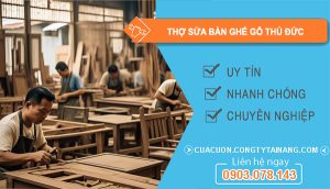dịch vụ Thợ Sửa Bàn Ghế Gỗ Thủ Đức