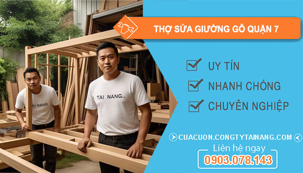 dịch vụ thợ sửa giường gỗ quận 7