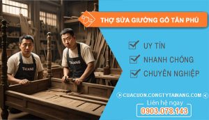 dịch vụ Thợ Sửa Giường Gỗ Tân Phú