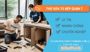 dịch vụ Thợ Sửa Tủ Bếp Quận 7