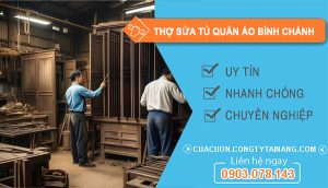 dịch vụ Thợ Sửa Tủ Quần Áo Bình Chánh